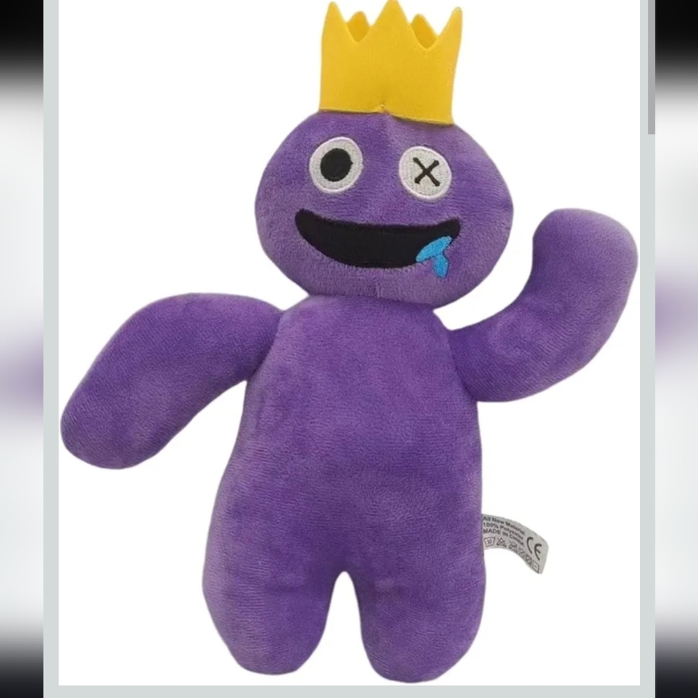 Rainbow Friends Purpl Plush Toys